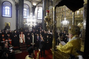 Papa Francisco participou da oração junto com o Barthelomeu na Igreja de São Jorge em Istambul